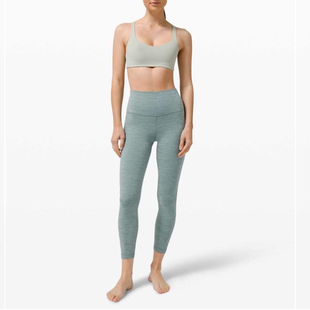 lululemon athletica Sage Green Heathered High-Rise Full-Length Leggings
